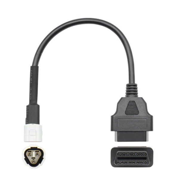 YAMAHA 3pin to 16pin Motorcycle 3 3-pin Locomotive Adapter for Yamaha OBD