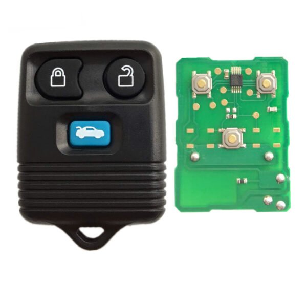 3-button Car Key for Ford Split Remote Control 433 Frequency with Blue