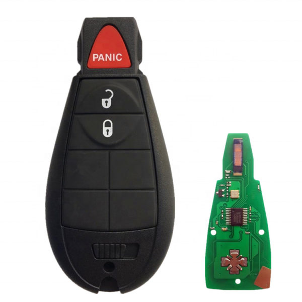 3 Buttons Car Remote Key 433 MHz PCF7941 Chip for Dodge Jeep Chrysler