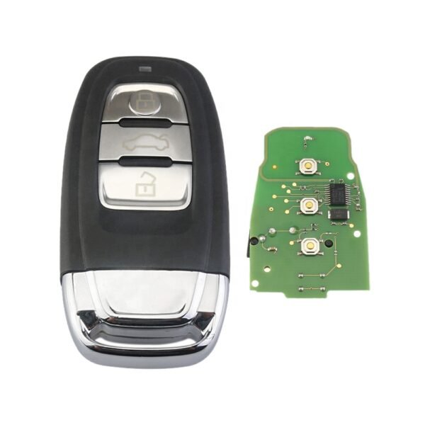 3 Buttons Keyless Entry 315MHz/433 MHz Remote Control 8T0959754C Smart Car Key for Audi A1 A4 Q5 RS7 S6
