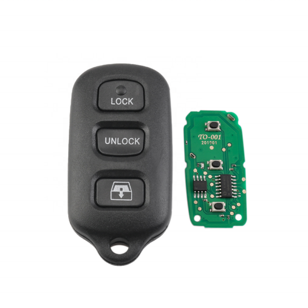 3+1 Button Remote Car Key 315 MHz for 2005 - 2008 Toyota Hilux FCC ID, HYQ12BBX, HYQ12BAN, HYQ1512Y