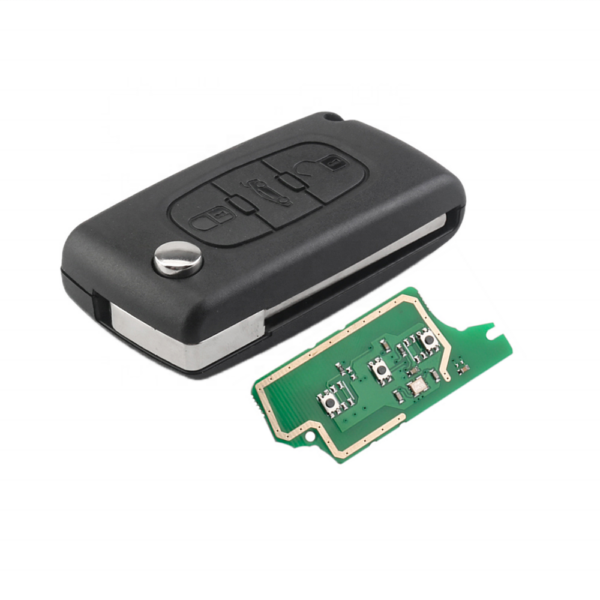 3 Buttons Car Remote Smart Key 433 MHZ VA2 CE0536 ID46 Chip Flip Key for Peugeot 207 307 308 407 - Image 7