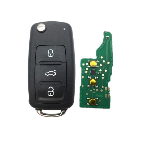 3 Buttons Car Remote Key 433 Mhz ID48 for VW Caddy Eos Golf Jetta Beetle Polo Up Tiguan Touran 5K0837202AD
