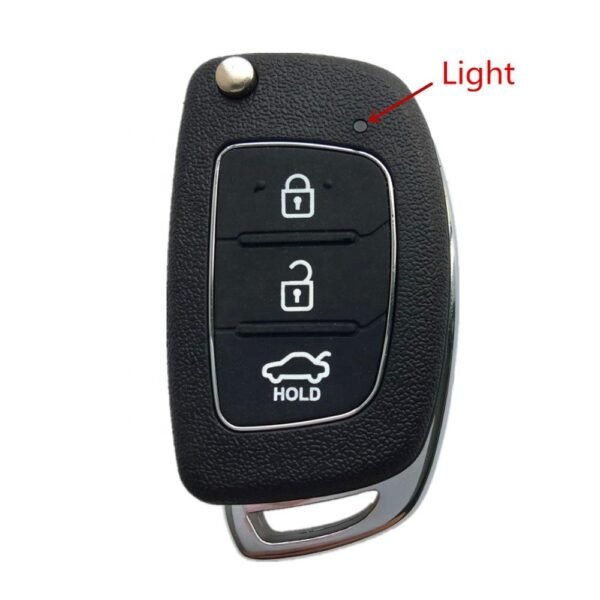 Replacement 3 Button Flip Remote Car Key Shell Case Blank Cover Housing For Hyundai IX35 i20 Tucson - Image 2