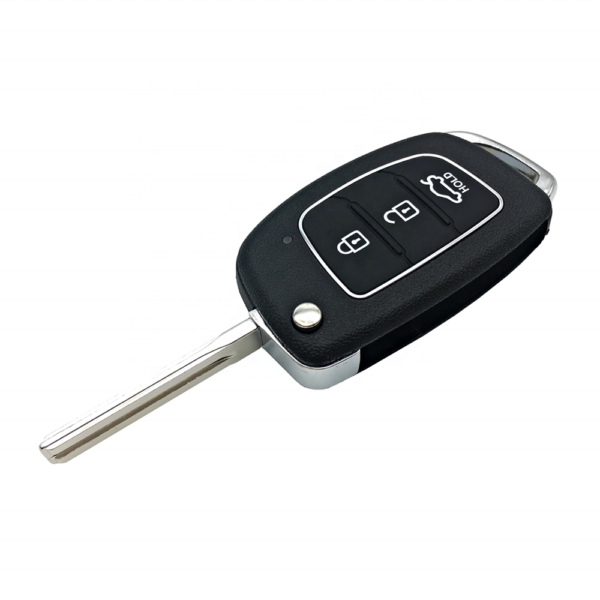Replacement 3 Button Flip Remote Car Key Shell Case Blank Cover Housing For Hyundai IX35 i20 Tucson