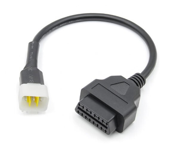 Delphi 6pin to OBD2 16pin 6-pin Motorcycles Locomotive Conversion Cable - Image 4