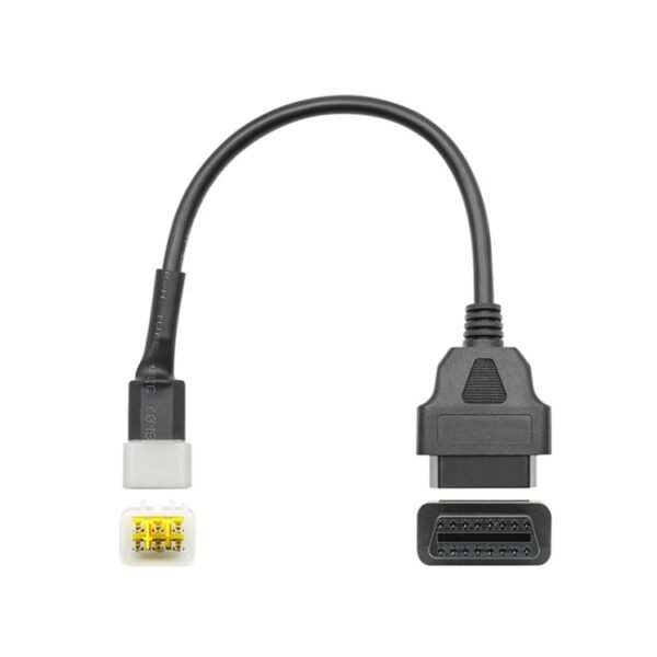 Delphi 6pin to OBD2 16pin 6-pin Motorcycles Locomotive Conversion Cable
