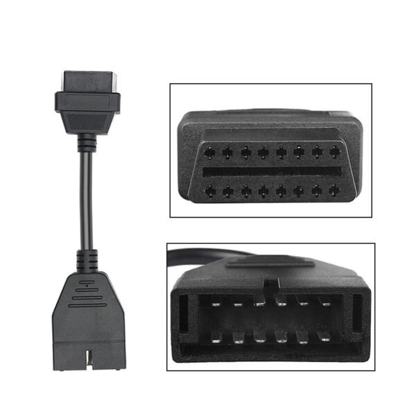 GM 12Pin to OBD2 16Pin Connector General Motors 12-pin Adapter Cable - Image 2
