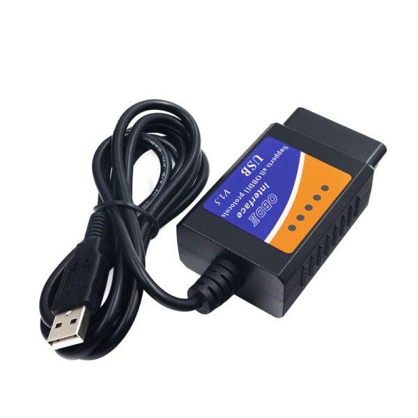 Newest ELM327 USB V1.5 OBD2 Scanner with CD OBDII Car Diagnostic Scanner - Image 4
