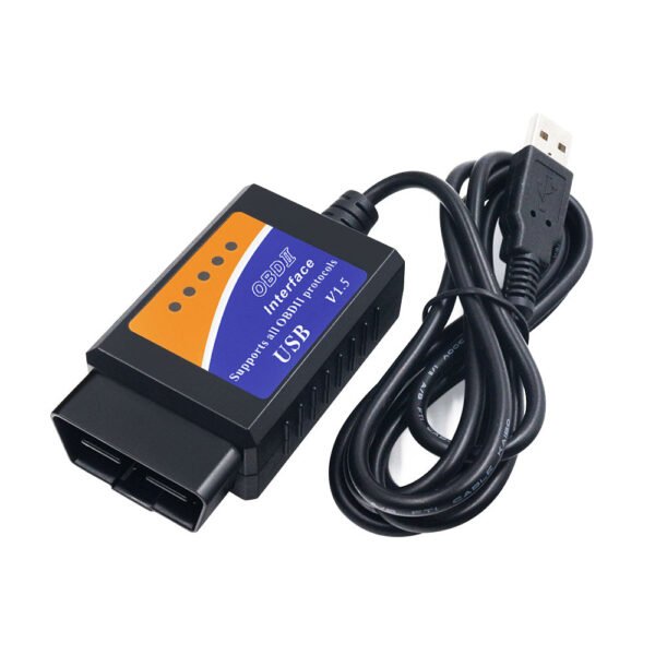 Newest ELM327 USB V1.5 OBD2 Scanner with CD OBDII Car Diagnostic Scanner - Image 3