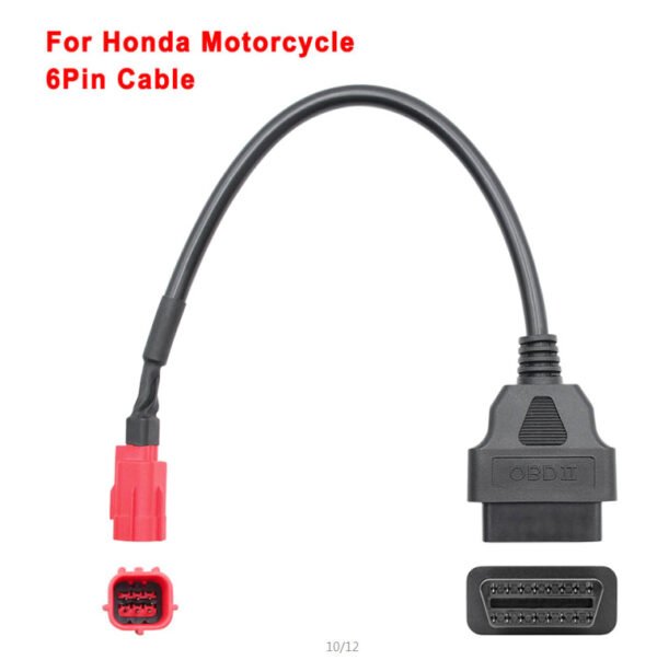 OBD 16pin to 6 pin for Honda Motorcycle 6Pin Locomotive and Motorcycle Connection Line - Image 2