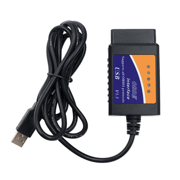 Newest ELM327 USB V1.5 OBD2 Car Diagnostic Scanner 25K80 Chip Automotive Inspection with CD Manual - Image 5