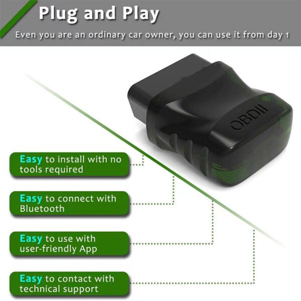 ELM327 V1.5 Code Reader Obd2 Scanner Bluetooth For IOS /Android - Image 4