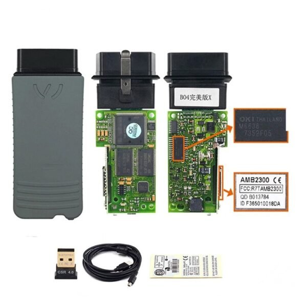 VAS5054A with OKI Chip Perfect Version V7.21 ABM 2300 Bluetooth Chip OBD2 Volkswagen Audi Diagnostic&Programming Tool