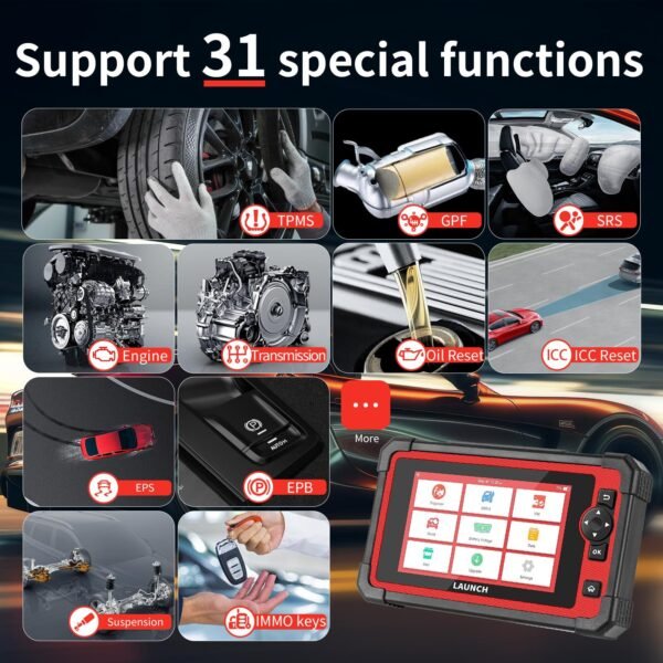 Launch X431 CRP919E Full System Car Diagnostic Tools with 31+ Reset Service Auto OBD OBD2 Code Reader Scanner - Image 2