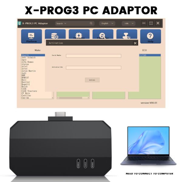 LAUNCH X431 GIII PC Adaptor Anti-theft Programmer PC Adapter Box - Image 4