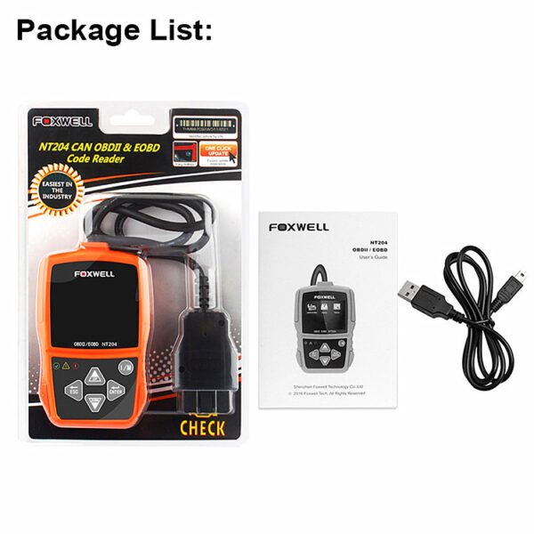 Foxwell NT201 OBD2 Car Fault Scanner Engine Detector Code Reader - Image 3