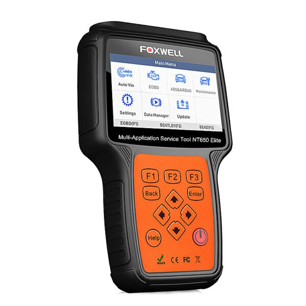 FOXWELL NT650 Elite OBD2 Automotive Scanner ABS SRS DPF Maintenance Instrument