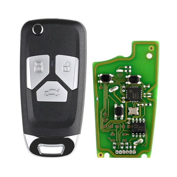 Xhorse XKAU01EN Wire Universal Flip Car Remote Key VVDI 3 Buttons for Audi