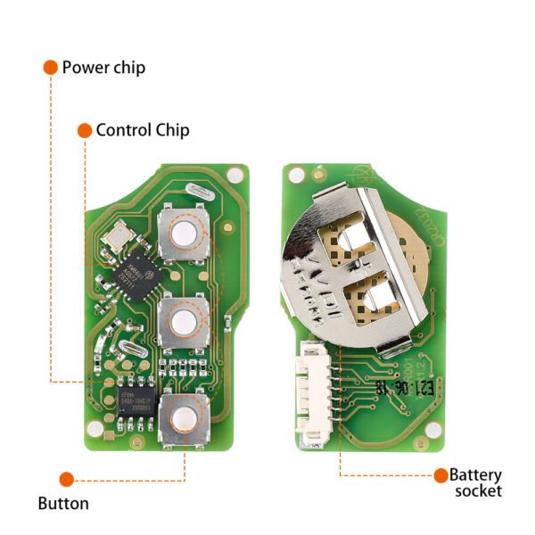 XHORSE XKB501EN Car Remote Control Key for Volkswagen B5 Type 3 Buttons VVDI Key Tool - Image 2