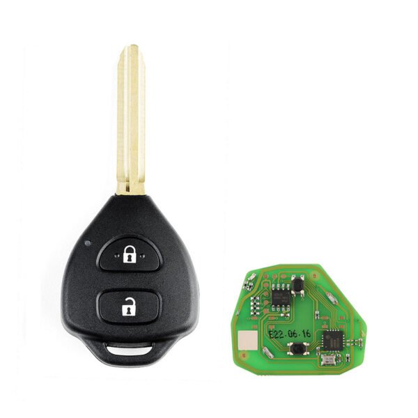 Xhorse XKTO05EN Wire Car Remote Key VVDI Toyota Flat 2 Buttons