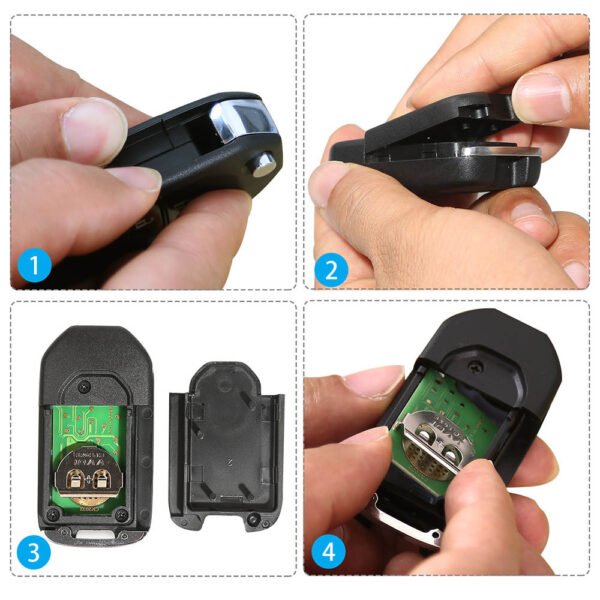XHORSE XNHO00EN Wireless Universal Remote Key 3 Buttons for Honda VVDI Key Tool - Image 2