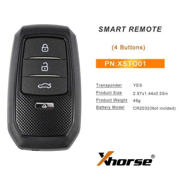 XHORSE XSTO01EN FENG.T Universal Car Remote Key Type B VVDI - Image 3