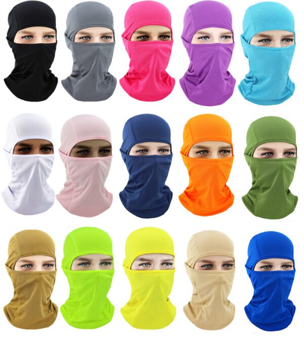 Men's Balaclavas Hood Breathable Full Face Mask Head Masks for UV Protection Windproof Outdoor Activites