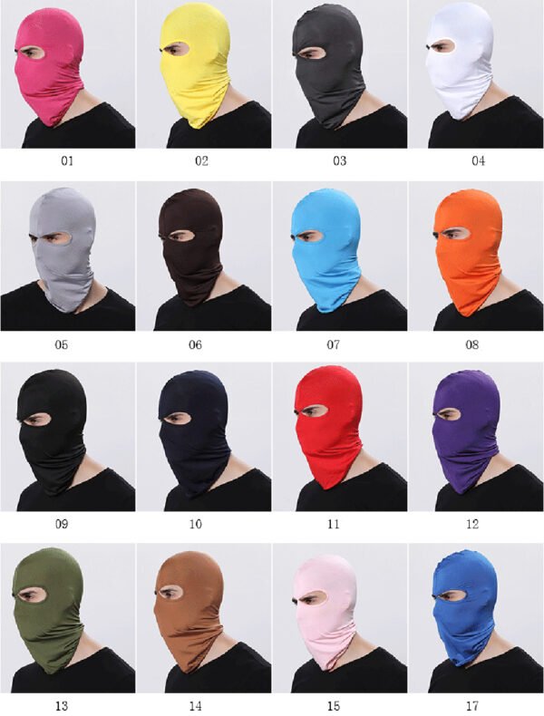 Ski Mask for Men Balaclava Full Face Mask Cover UV Protection Summer Cooling Neck Gaiter Sun Hood for Motorcycle Running Riding