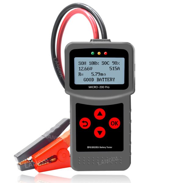 Micro-200 Pro Car Battery Tester 12V/24V Automobile and Motorcycle Battery Detector