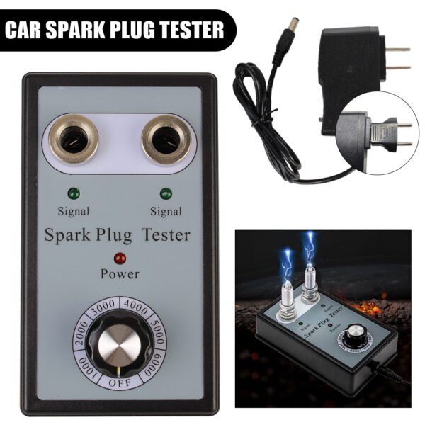 12V Car Spark Plug Tester Detector Ignition Analyzer with Dual Hole - Image 8