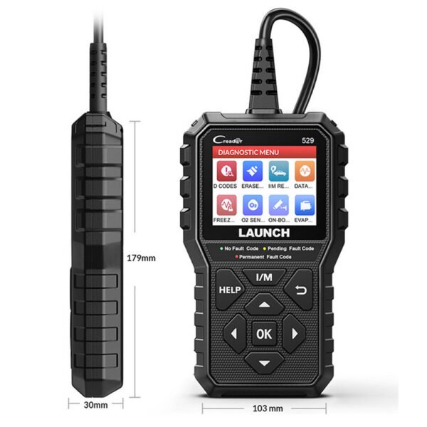 Launch Creader CR529 OBD2 Scanner OBD Detector - uujxx