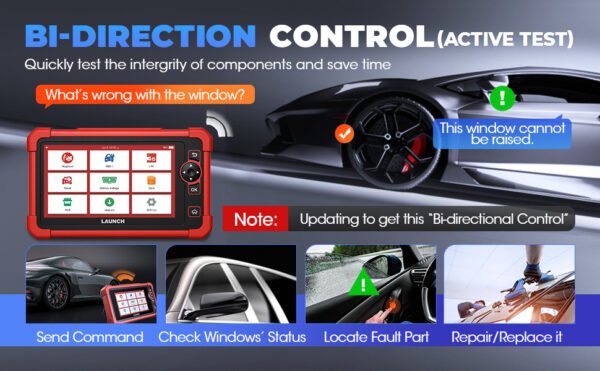 Launch X431 CRP919X All System Diagnostic Tool Global Version Support CANFD DOIP ECU Coding ABS Bleeding/ Injector Coding/ IMMO/SAS/TPMS/EPB/BMS - Image 4