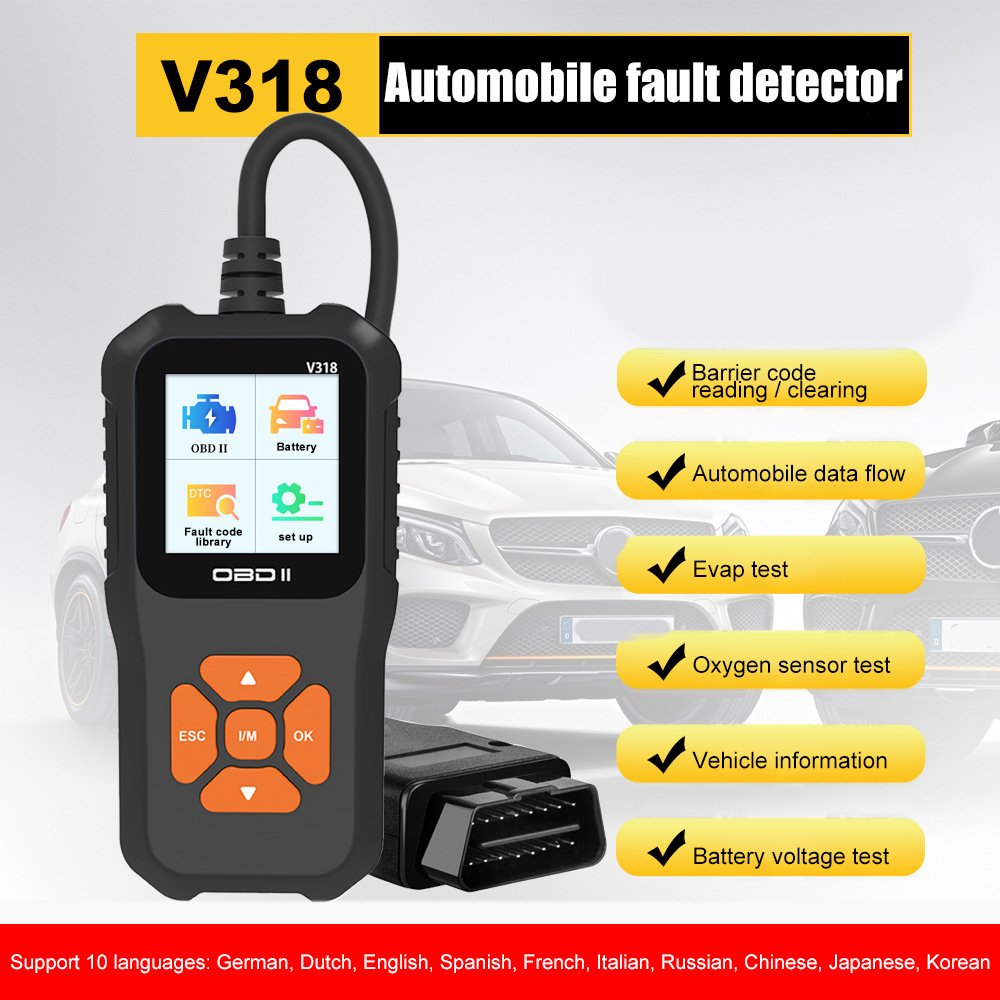 V318 OBD2 Car Scanner Diagnostic Tool Vehicle Detection Equipment - Image 4