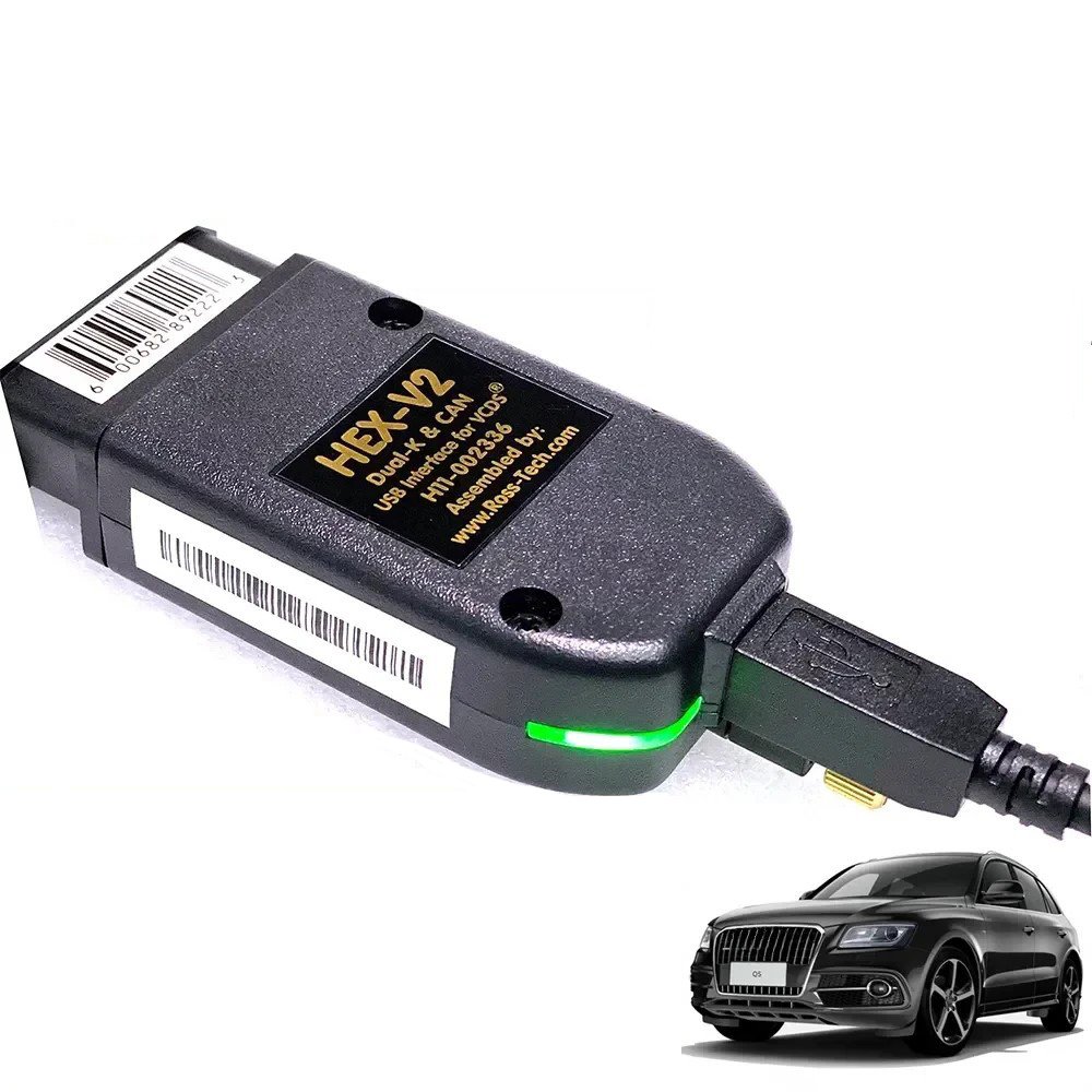 HEX V2 VCDS VAG COM23.3 22.10 5054 6154 Volkswagen Audi Car Detector