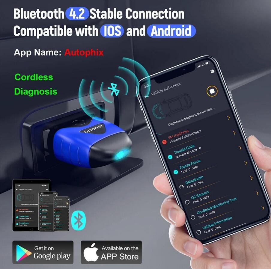 AUTOPHIX 3310 All System Car Diagnostic Tool Bluetooth OBD2 Scanner for IOS/Android Code Reader for VW Audi Skoda - Image 6