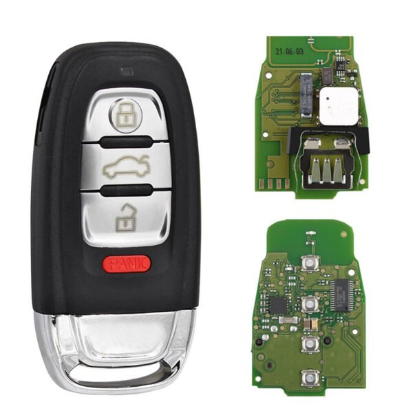 3+1 Buttons 315/434/868MHz Remote Car Keys for Audi IYZFBSB802 49CHIP Chip 8T0 959 754 M - Image 4