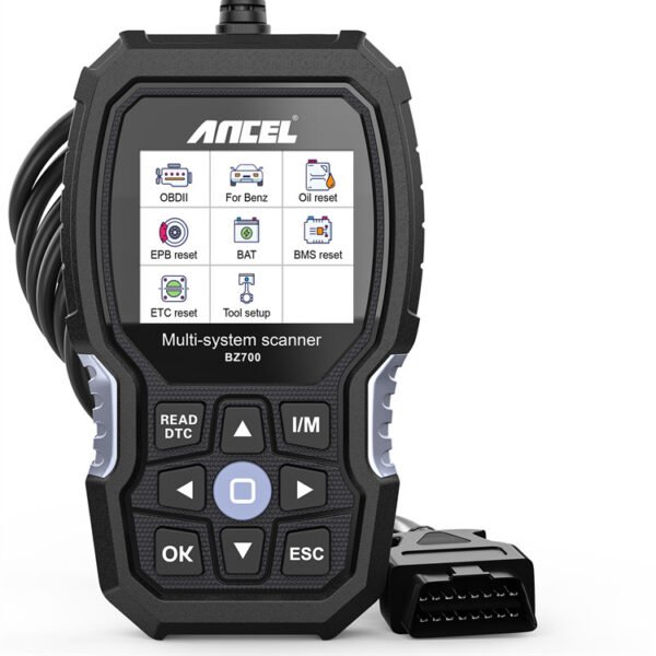 ANCEL BZ700 OBDII Full System Diagnostic Tool Scanner for Mercedes Benz Maintenance DPF Regeneration
