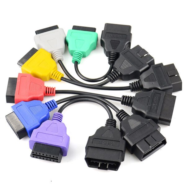 Diagnostic Cables for Fiat Full Set of Six Colors Fiat ECU Scan Cable - Image 8