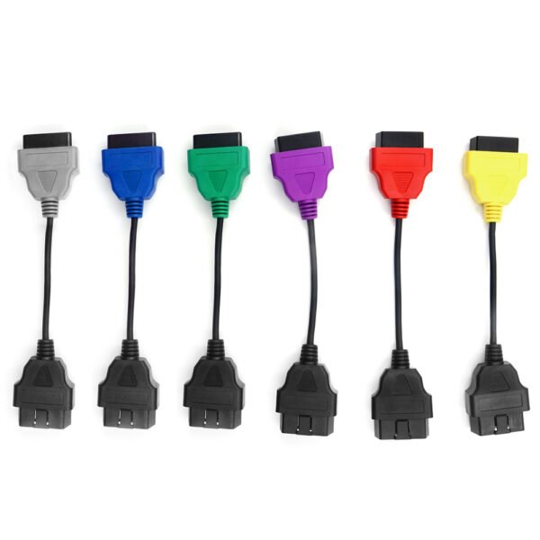 Diagnostic Cables for Fiat Full Set of Six Colors Fiat ECU Scan Cable - Image 6