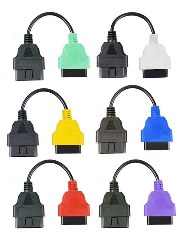 Diagnostic Cables for Fiat Full Set of Six Colors Fiat ECU Scan Cable - Image 4
