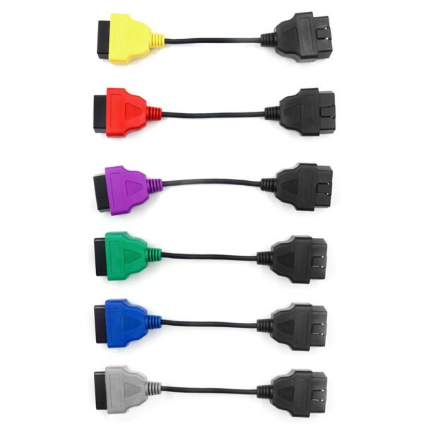 Diagnostic Cables for Fiat Full Set of Six Colors Fiat ECU Scan Cable - Image 3