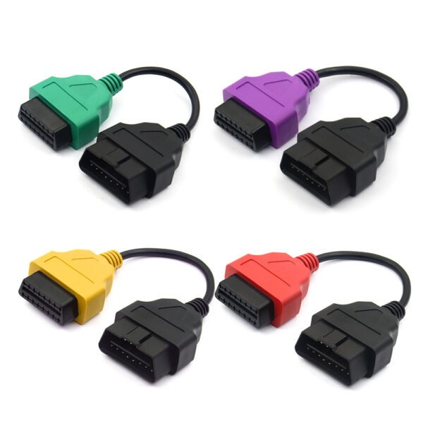Diagnostic Cables for Fiat Full Set of Six Colors Fiat ECU Scan Cable - Image 2