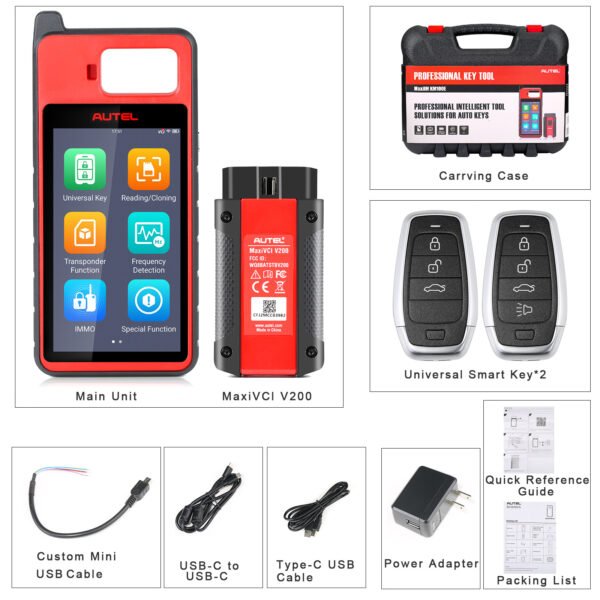 Autel MaxiIM KM100E Universal Car Key Programmer Transponder Key Generator - Image 2