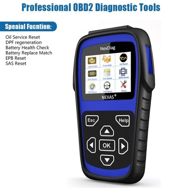 NexLink NL102P OBD2 2 In 1 Car Scanner DPF Regenerate Oil Reset for Diesel Heavy Duty Trucks Diagnostic Tool - Image 5