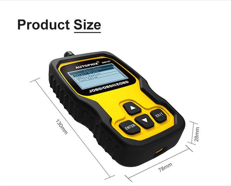 Autophix OM127 OBD2 Car Code Reader OBD Scanner