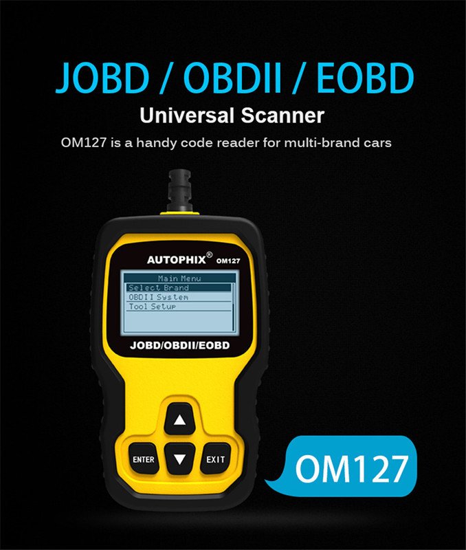 Autophix OM127 OBD2 Car Code Reader OBD Scanner