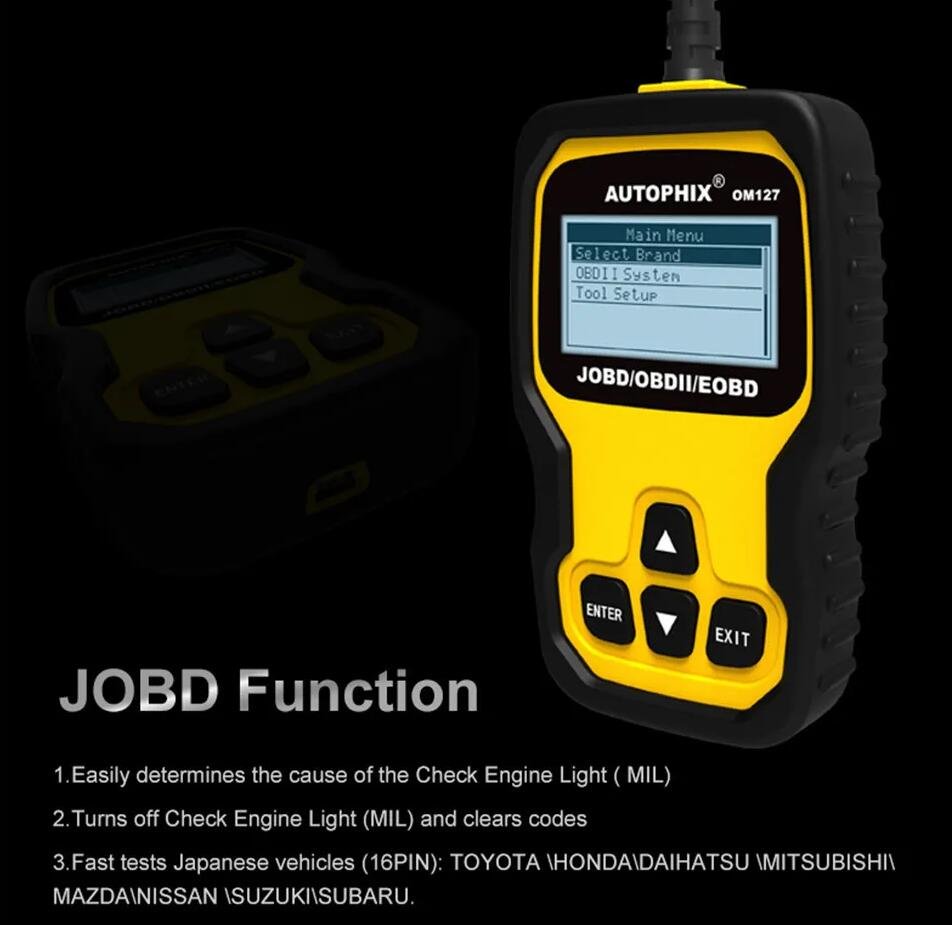 Autophix OM127 OBD2 Car Code Reader OBD Scanner