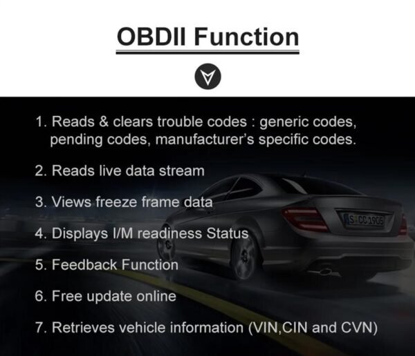 Autophix OM127 OBD2 Car Code Reader OBD Scanner