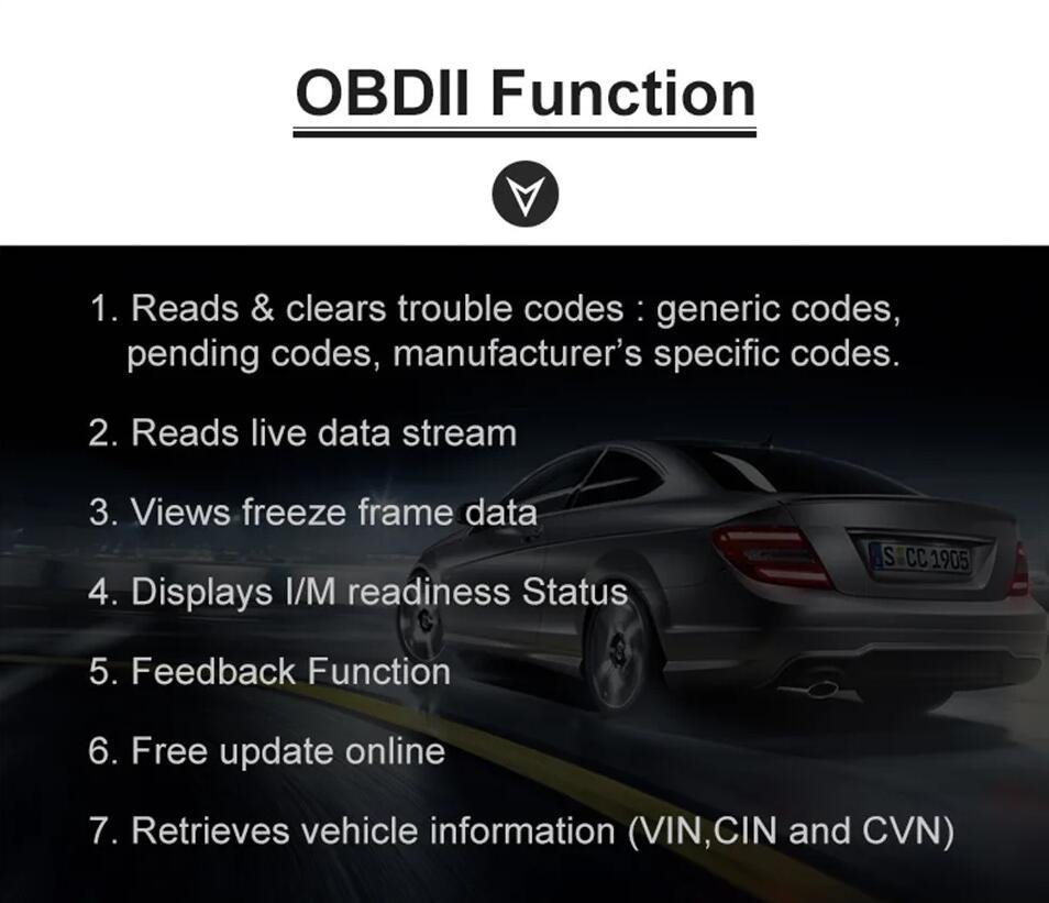 Autophix OM127 OBD2 Car Code Reader OBD Scanner